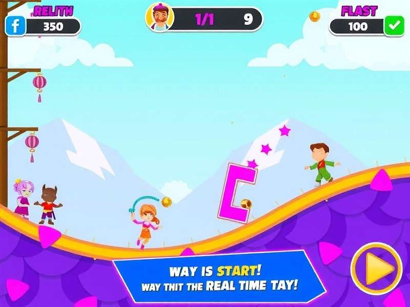 Holi Bliss Dash Gameplay Screenshot